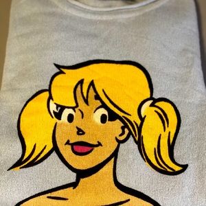 Betty and Veronica 100% cashmere sweater (blue)